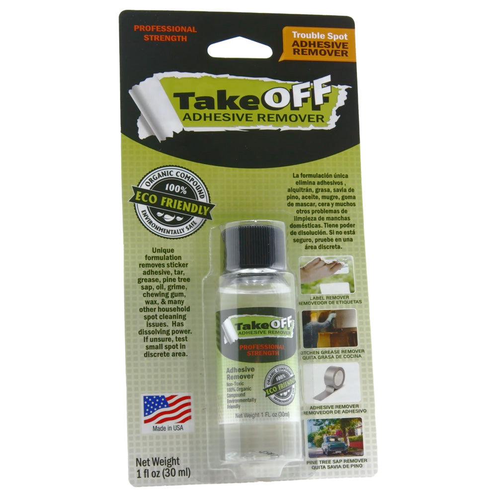 TakeOFF™ Adhesive Remover 1oz. Drip Bottle