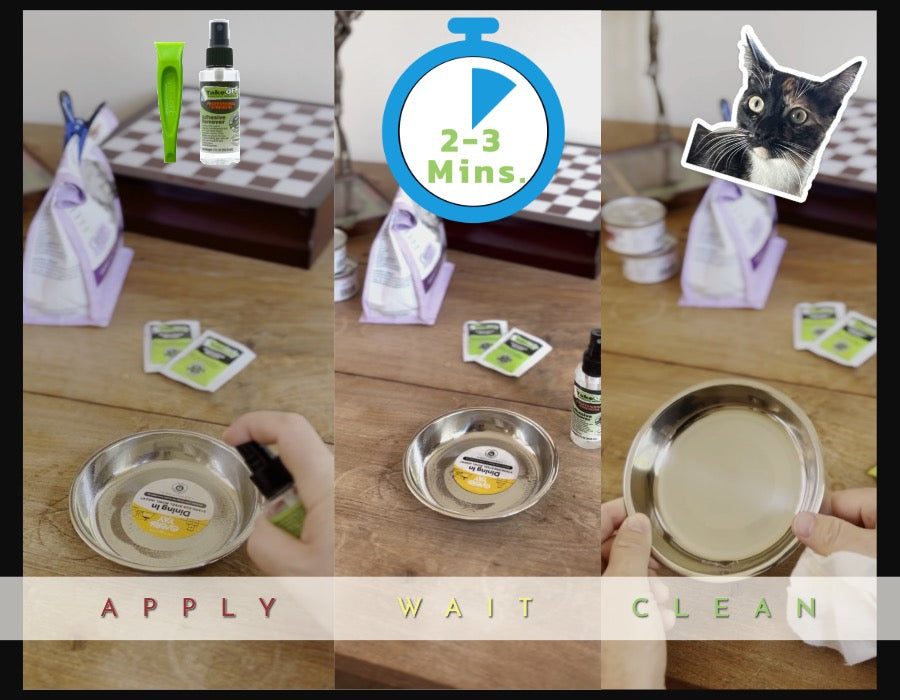 Cleaning with TakeOFF is safe for Pets!